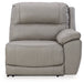 Dunleith 3-Piece Power Reclining Sectional Loveseat with Console - World Furniture Gallery (Newark, CA)