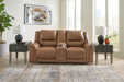 Trasimeno Power Reclining Loveseat with Console - World Furniture Gallery (Newark, CA)