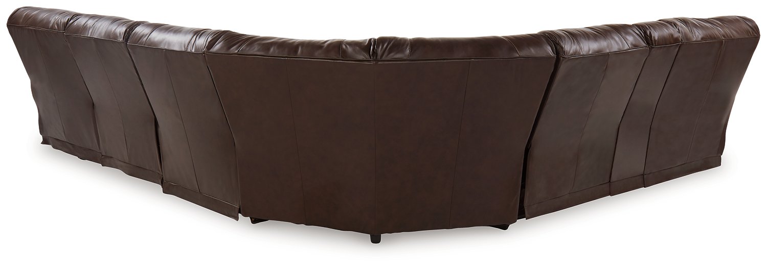 Family Circle Power Reclining Sectional - World Furniture Gallery (Newark, CA)