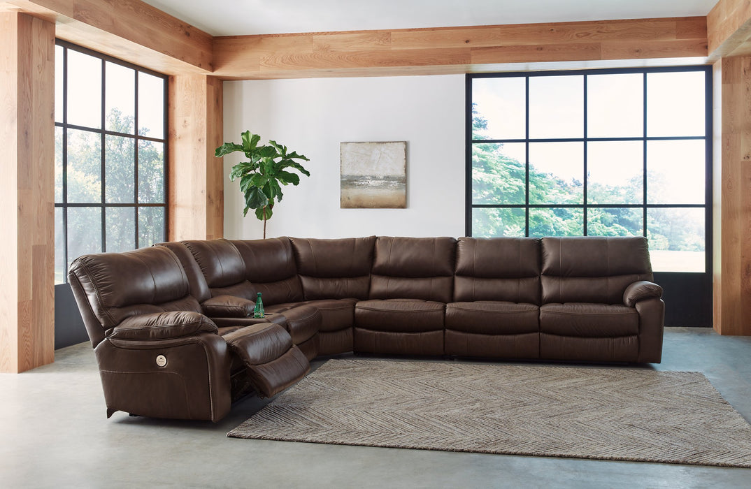 Family Circle Power Reclining Sectional - World Furniture Gallery (Newark, CA)