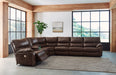 Family Circle Power Reclining Sectional - World Furniture Gallery (Newark, CA)