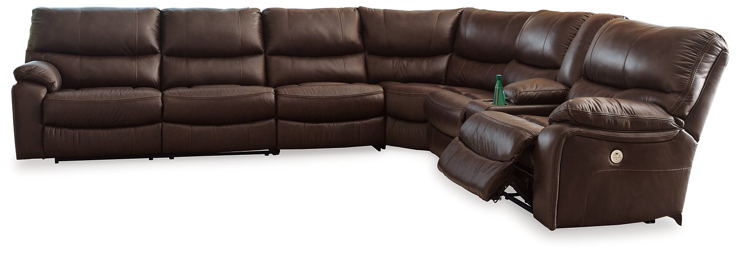 Family Circle Power Reclining Sectional - World Furniture Gallery (Newark, CA)