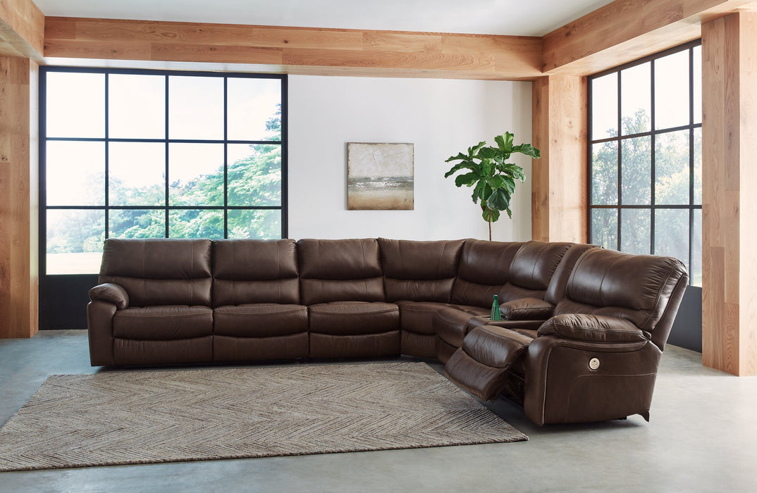 Family Circle Power Reclining Sectional - World Furniture Gallery (Newark, CA)