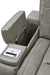 The Man-Den Power Reclining Loveseat with Console - World Furniture Gallery (Newark, CA)