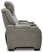 The Man-Den Power Reclining Loveseat with Console - World Furniture Gallery (Newark, CA)