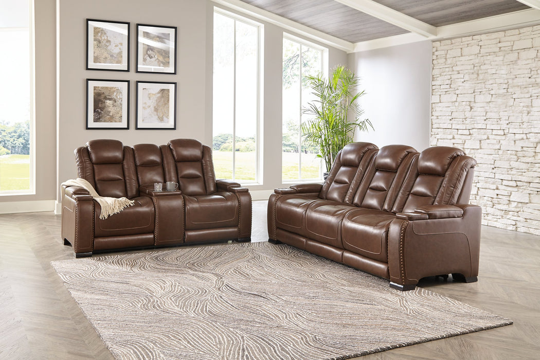 The Man-Den Living Room Set - World Furniture Gallery (Newark, CA)