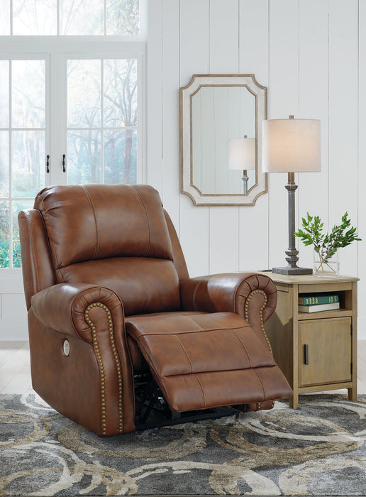 Freyeburg Power Recliner - World Furniture Gallery (Newark, CA)