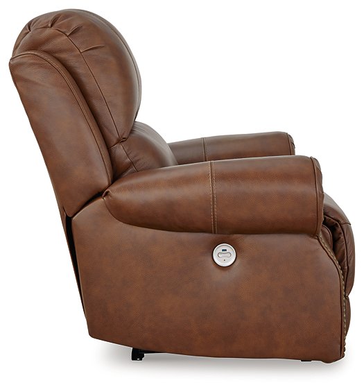 Freyeburg Power Recliner - World Furniture Gallery (Newark, CA)