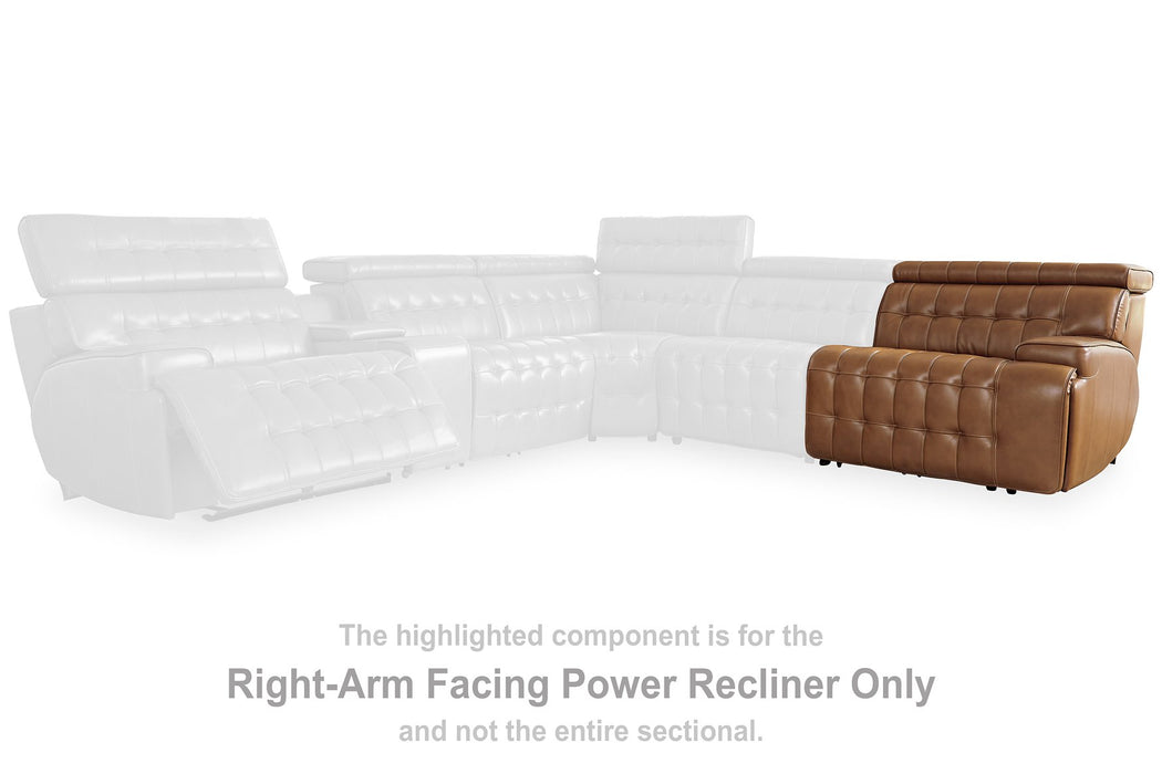 Temmpton Power Reclining Sectional Sofa - World Furniture Gallery (Newark, CA)