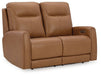 Tryanny Power Reclining Loveseat - World Furniture Gallery (Newark, CA)