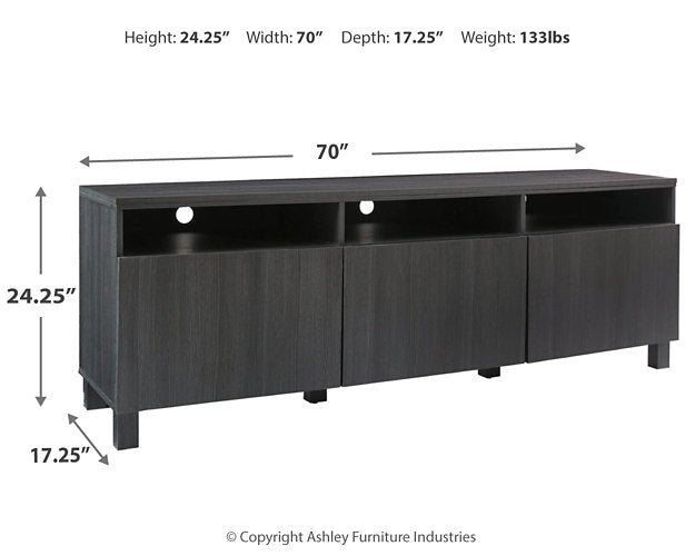 Yarlow 70" TV Stand - World Furniture Gallery (Newark, CA)