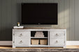 Willowton 72" TV Stand with Electric Fireplace - World Furniture Gallery (Newark, CA)