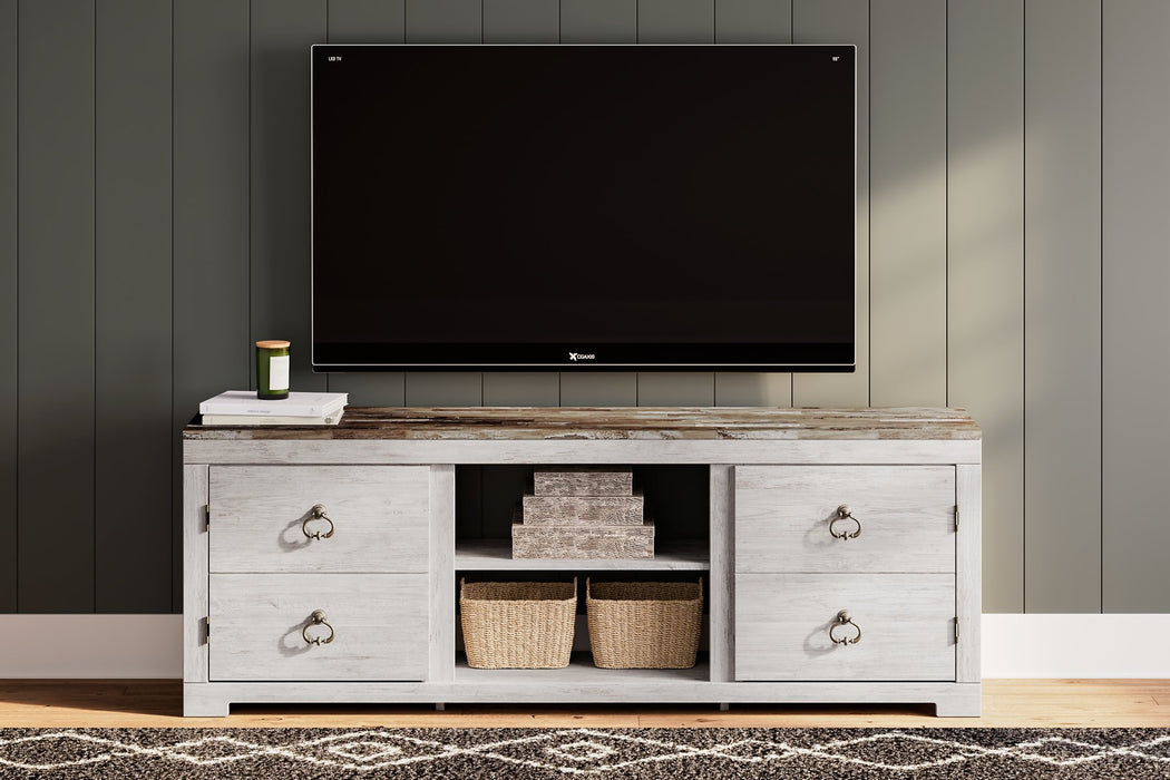 Willowton 72" TV Stand - World Furniture Gallery (Newark, CA)