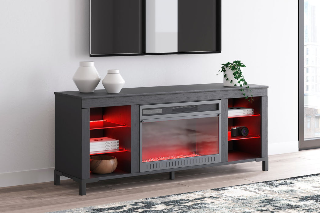 Cayberry 3-Piece Entertainment Center with Electric Fireplace - World Furniture Gallery (Newark, CA)