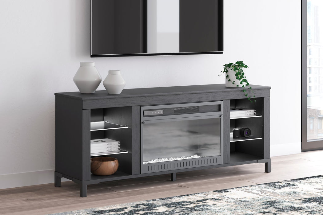 Cayberry 60" TV Stand with Electric Fireplace - World Furniture Gallery (Newark, CA)