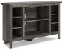 Arlenbry Corner TV Stand with Electric Fireplace - World Furniture Gallery (Newark, CA)