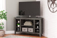 Arlenbry Corner TV Stand with Electric Fireplace - World Furniture Gallery (Newark, CA)