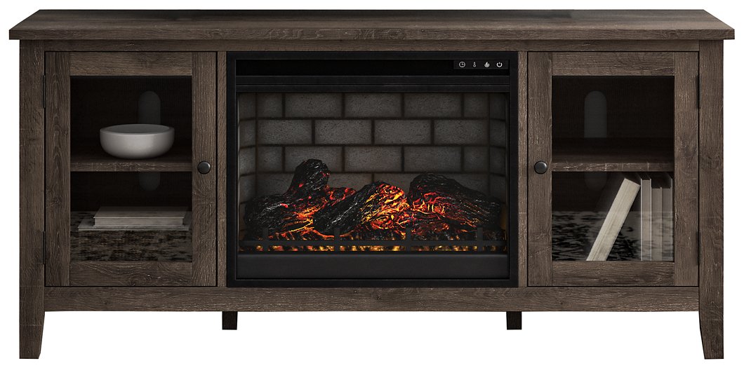 Arlenbry 60" TV Stand with Electric Fireplace - World Furniture Gallery (Newark, CA)