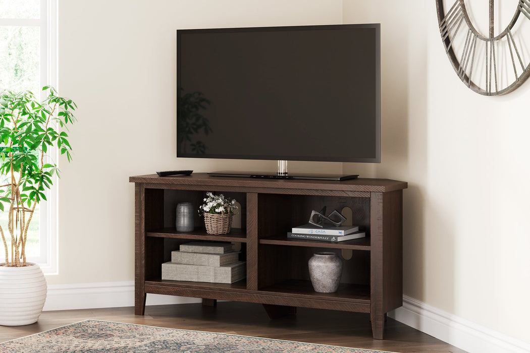 Camiburg Corner TV Stand - World Furniture Gallery (Newark, CA)