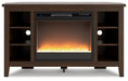 Camiburg Corner TV Stand with Electric Fireplace - World Furniture Gallery (Newark, CA)