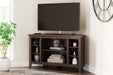 Camiburg Corner TV Stand with Electric Fireplace - World Furniture Gallery (Newark, CA)