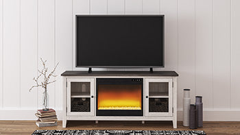 Dorrinson 60" TV Stand with Electric Fireplace - World Furniture Gallery (Newark, CA)