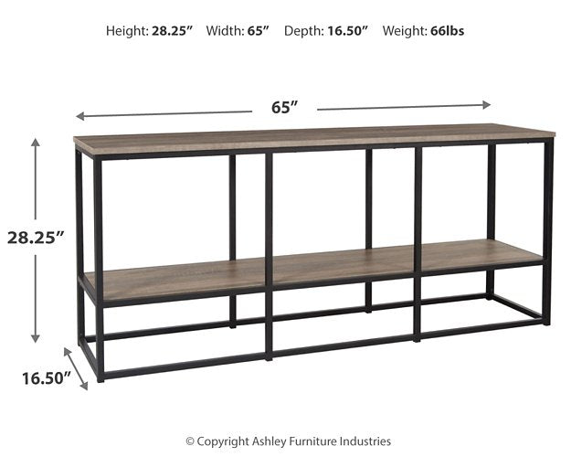 Wadeworth 65" TV Stand - World Furniture Gallery (Newark, CA)