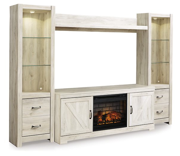 Bellaby 4-Piece Entertainment Center with Electric Fireplace - World Furniture Gallery (Newark, CA)