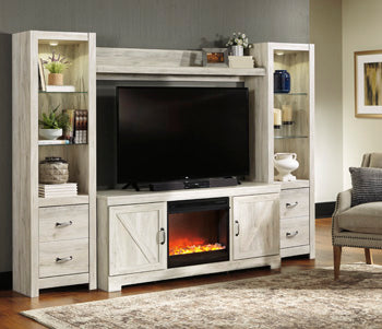 Bellaby 4-Piece Entertainment Center with Fireplace - World Furniture Gallery (Newark, CA)