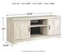 Bellaby 63" TV Stand with Electric Fireplace - World Furniture Gallery (Newark, CA)