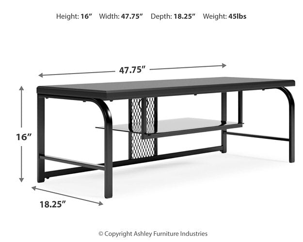 Lynxtyn 48" TV Stand - World Furniture Gallery (Newark, CA)