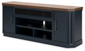 Landocken 83" TV Stand with Electric Fireplace - World Furniture Gallery (Newark, CA)