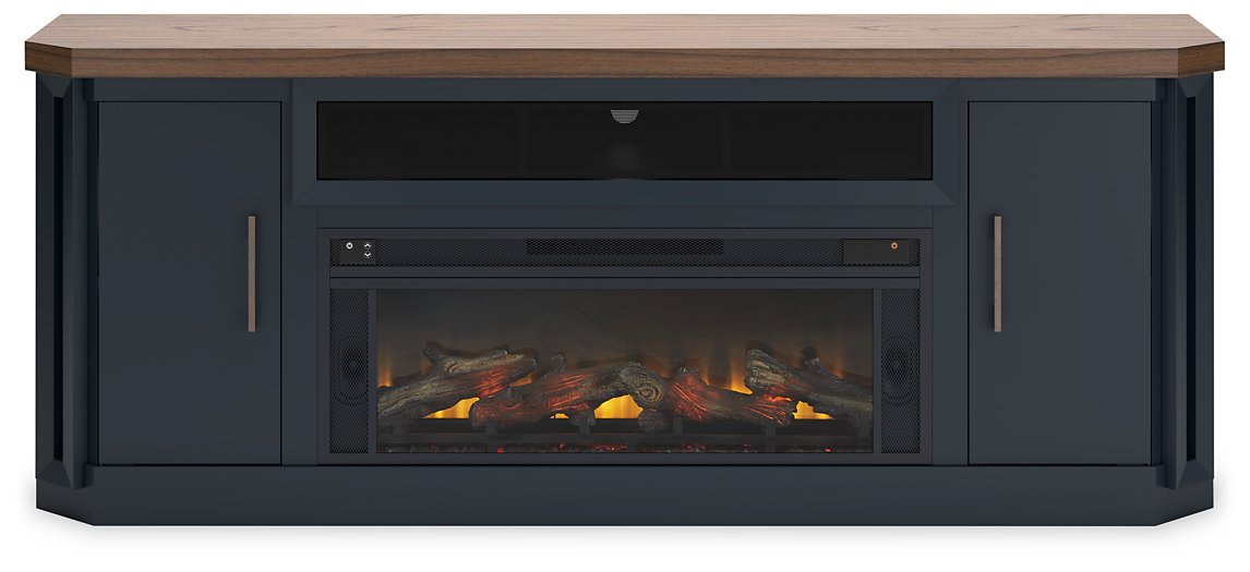 Landocken 83" TV Stand with Electric Fireplace - World Furniture Gallery (Newark, CA)