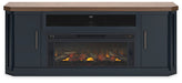 Landocken 83" TV Stand with Electric Fireplace - World Furniture Gallery (Newark, CA)