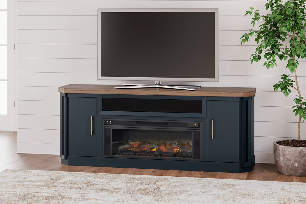 Landocken 83" TV Stand with Electric Fireplace - World Furniture Gallery (Newark, CA)