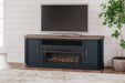 Landocken 83" TV Stand with Electric Fireplace - World Furniture Gallery (Newark, CA)