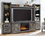 Wynnlow 4-Piece Entertainment Center with Electric Fireplace - World Furniture Gallery (Newark, CA)