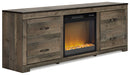 Trinell TV Stand with Electric Fireplace - World Furniture Gallery (Newark, CA)