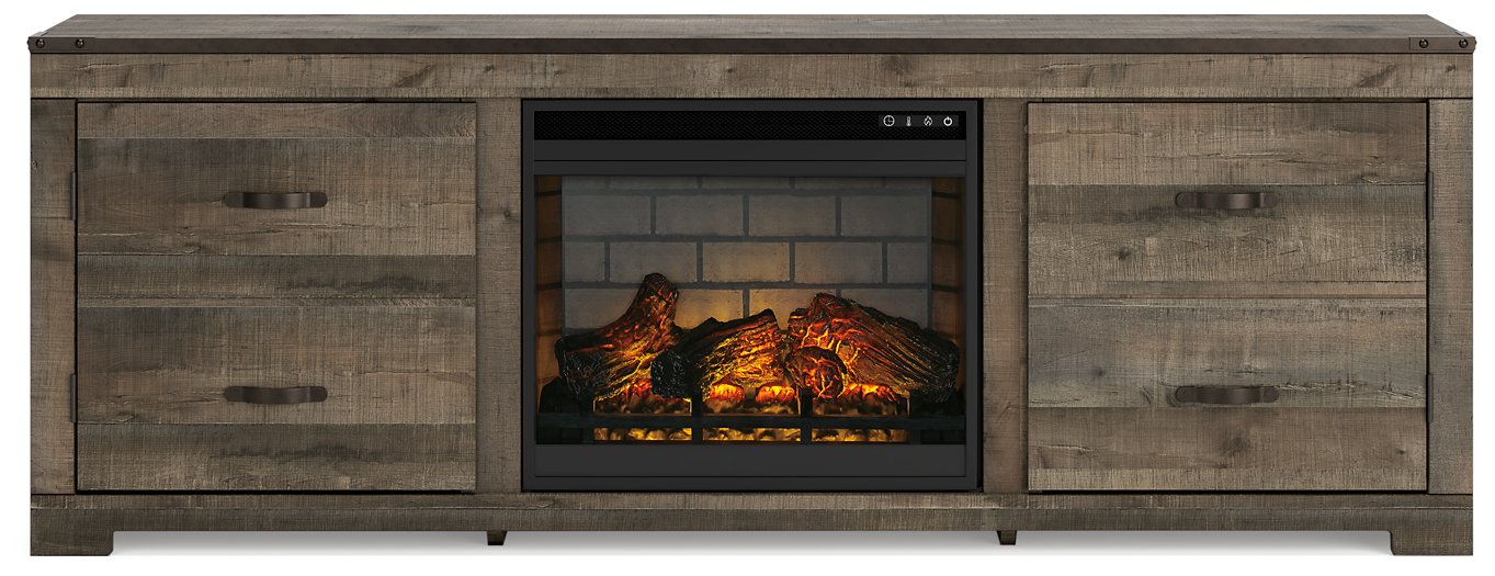 Trinell 72" TV Stand with Electric Fireplace - World Furniture Gallery (Newark, CA)