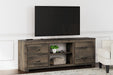 Trinell 72" TV Stand with Electric Fireplace - World Furniture Gallery (Newark, CA)