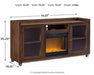 Starmore 70" TV Stand with Electric Fireplace - World Furniture Gallery (Newark, CA)