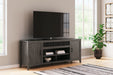 Montillan 84" TV Stand with Electric Fireplace - World Furniture Gallery (Newark, CA)