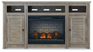 Moreshire 72" TV Stand with Electric Fireplace - World Furniture Gallery (Newark, CA)