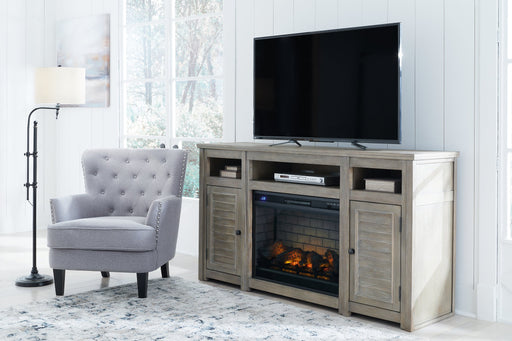 Moreshire 72" TV Stand with Electric Fireplace - World Furniture Gallery (Newark, CA)