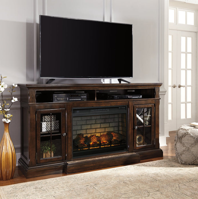 Roddinton 72" TV Stand with Electric Fireplace - World Furniture Gallery (Newark, CA)