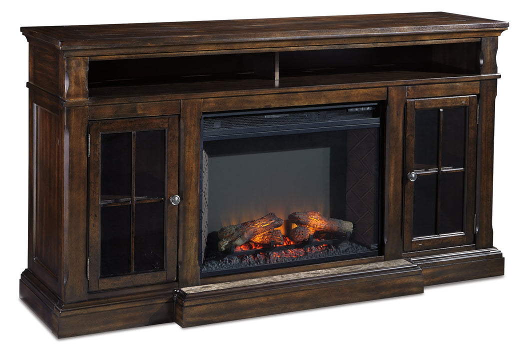 Roddinton 72" TV Stand with Electric Fireplace - World Furniture Gallery (Newark, CA)