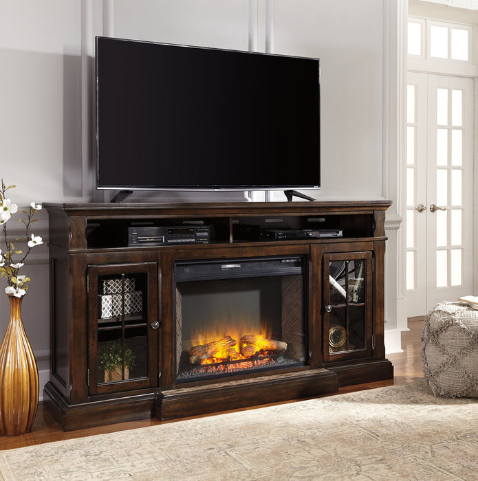 Roddinton 72" TV Stand with Electric Fireplace - World Furniture Gallery (Newark, CA)