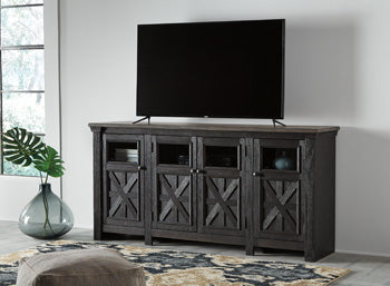 Tyler Creek 74" TV Stand - World Furniture Gallery (Newark, CA)