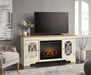 Realyn 74" TV Stand with Electric Fireplace - World Furniture Gallery (Newark, CA)