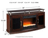 Chanceen 60" TV Stand with Electric Fireplace - World Furniture Gallery (Newark, CA)